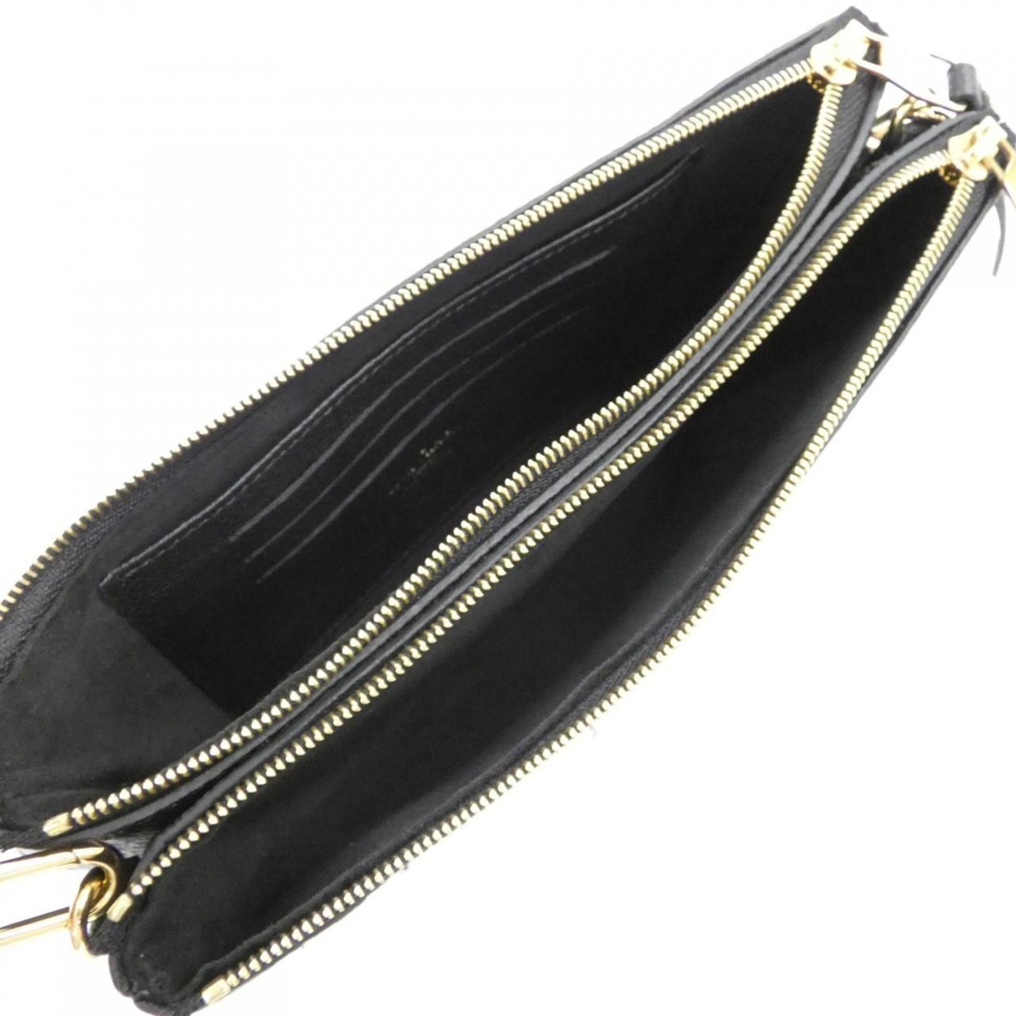 Louis Vuitton Monogram Empreinte Beige Black Leather Pochette Shoulder Bag (Pre-Owned)