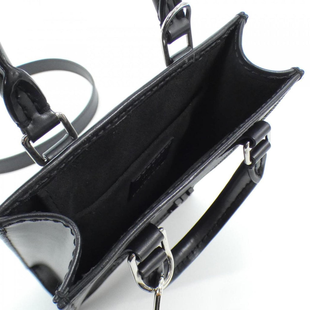 Louis Vuitton Black Leather Handbag (Pre-Owned)