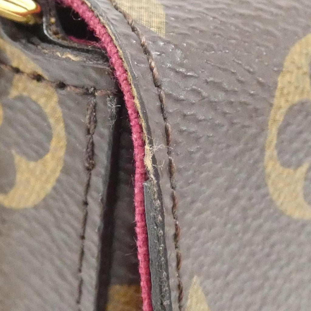 Louis Vuitton Marron Coated Canvas Pochette Shoulder Bag (Pre-Owned)