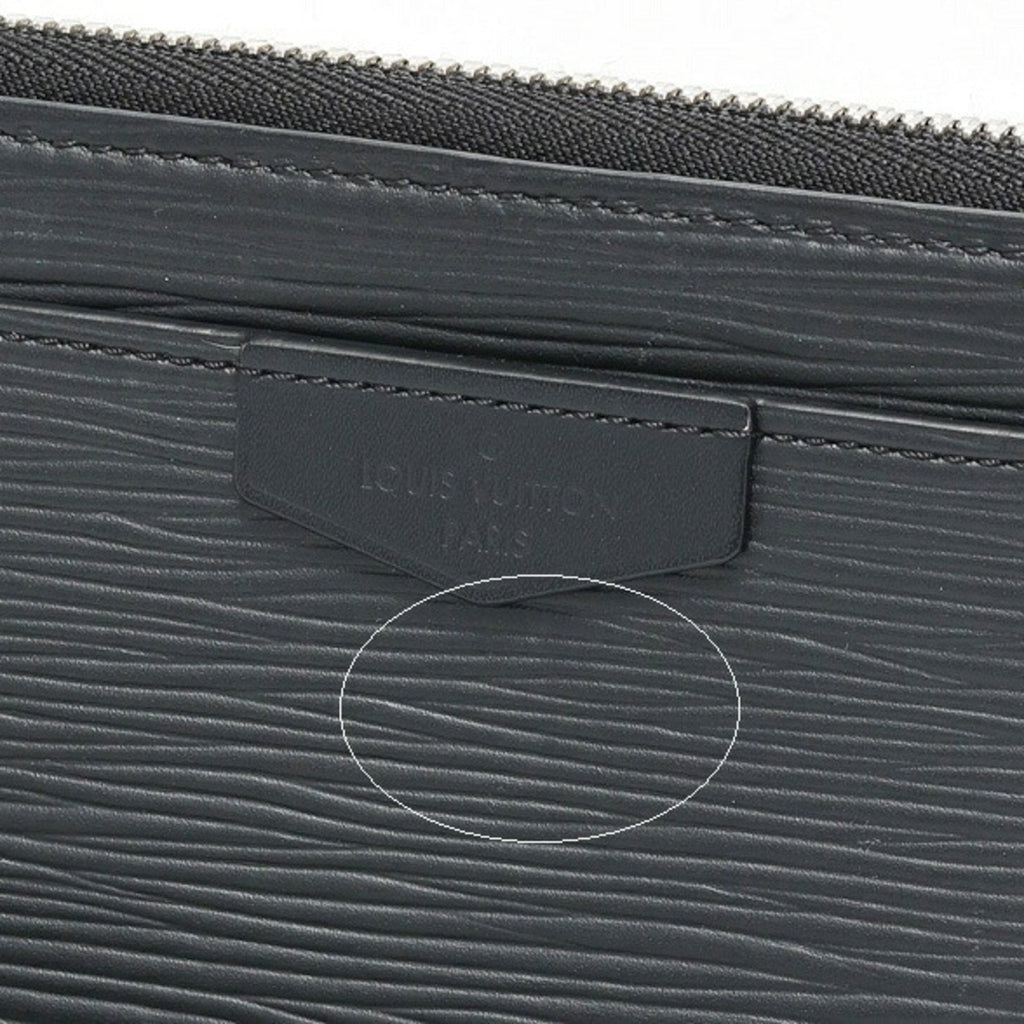 Louis Vuitton Black Noir Epi Leather Coin Purse/Coin Case (Pre-Owned)
