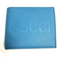 Gucci Blue Leather Wallet (Bi-Fold) (Pre-Owned)