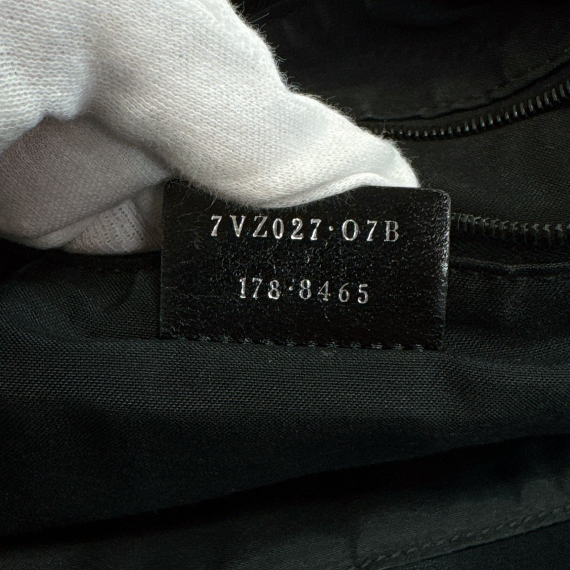 Fendi Gray Leather Backpack (Pre-Owned)