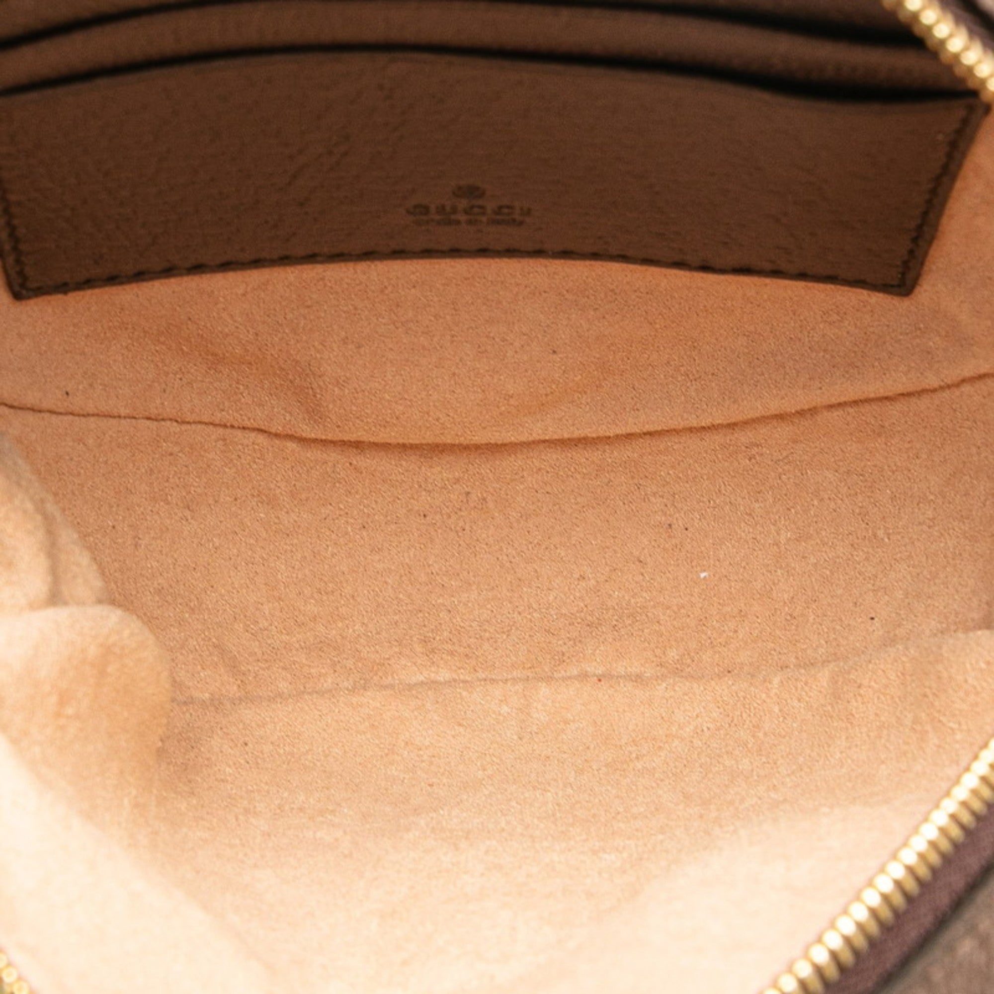 Gucci Beige Brown Pvc Leather Backpack (Pre-Owned)