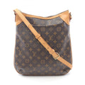 Louis Vuitton Brown Coated Canvas Leather Shoulder Bag (Pre-Owned)