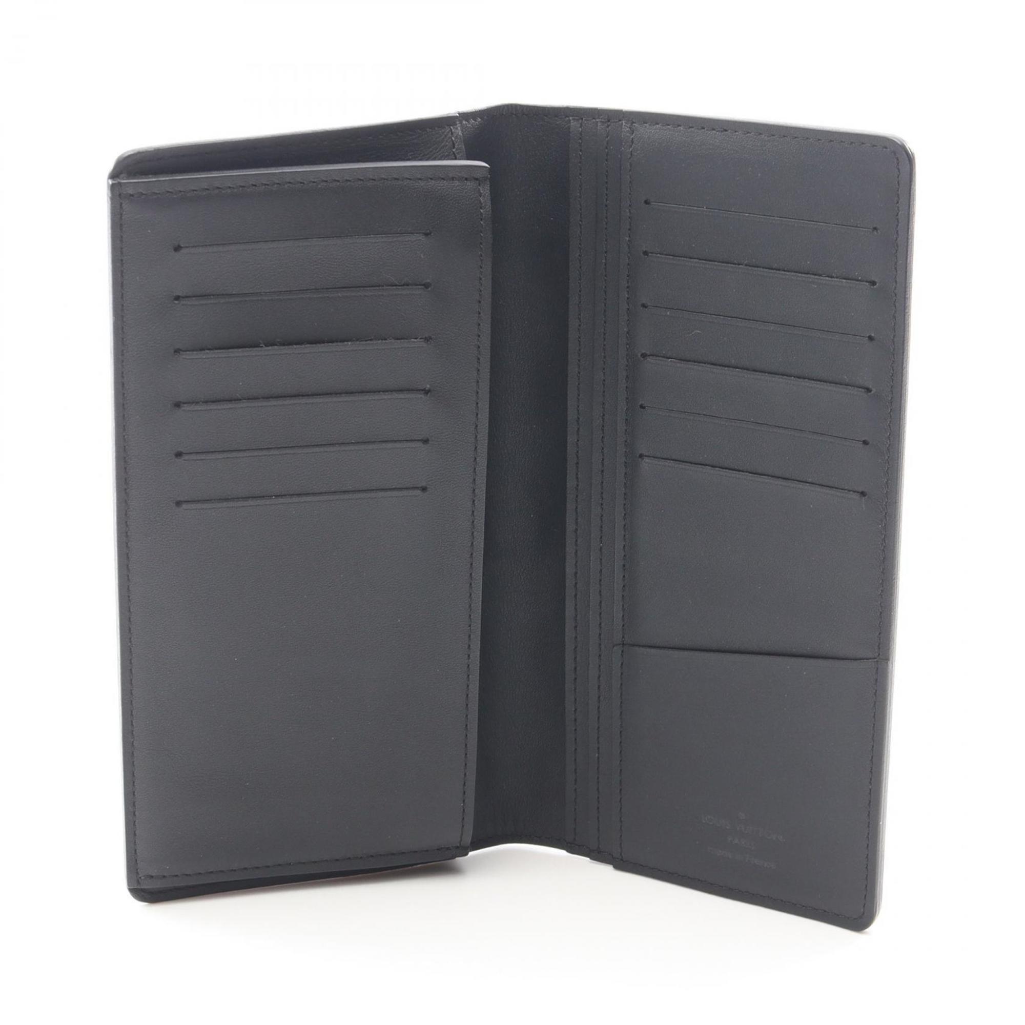 Louis Vuitton Black Onyx Damier Infini Leather Long Wallet (Bi-Fold) (Pre-Owned)