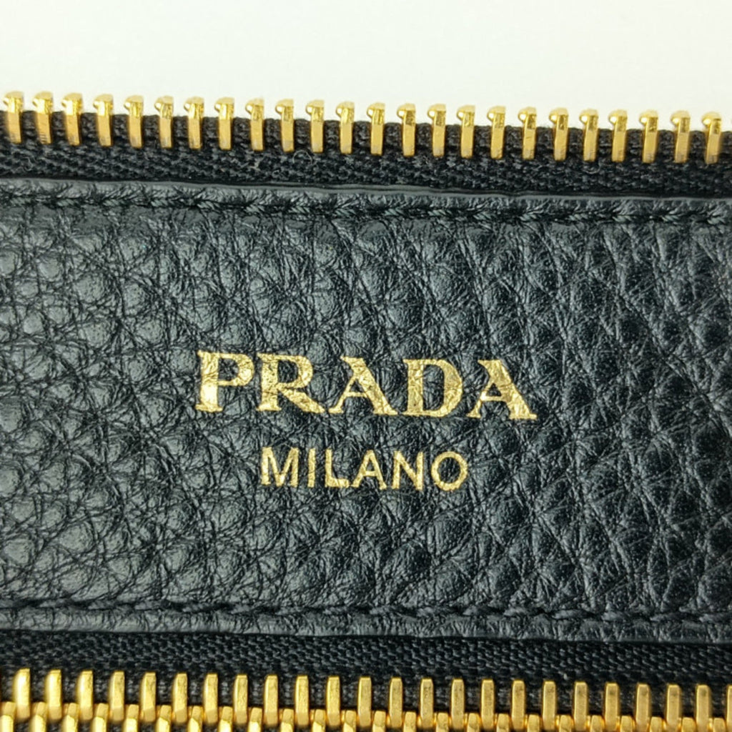 Prada Black Vitello Daino Shoulder Bag (Pre-Owned)