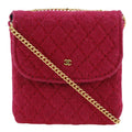 Chanel Pink Cotton Pouch Shoulder Bag (Pre-Owned)