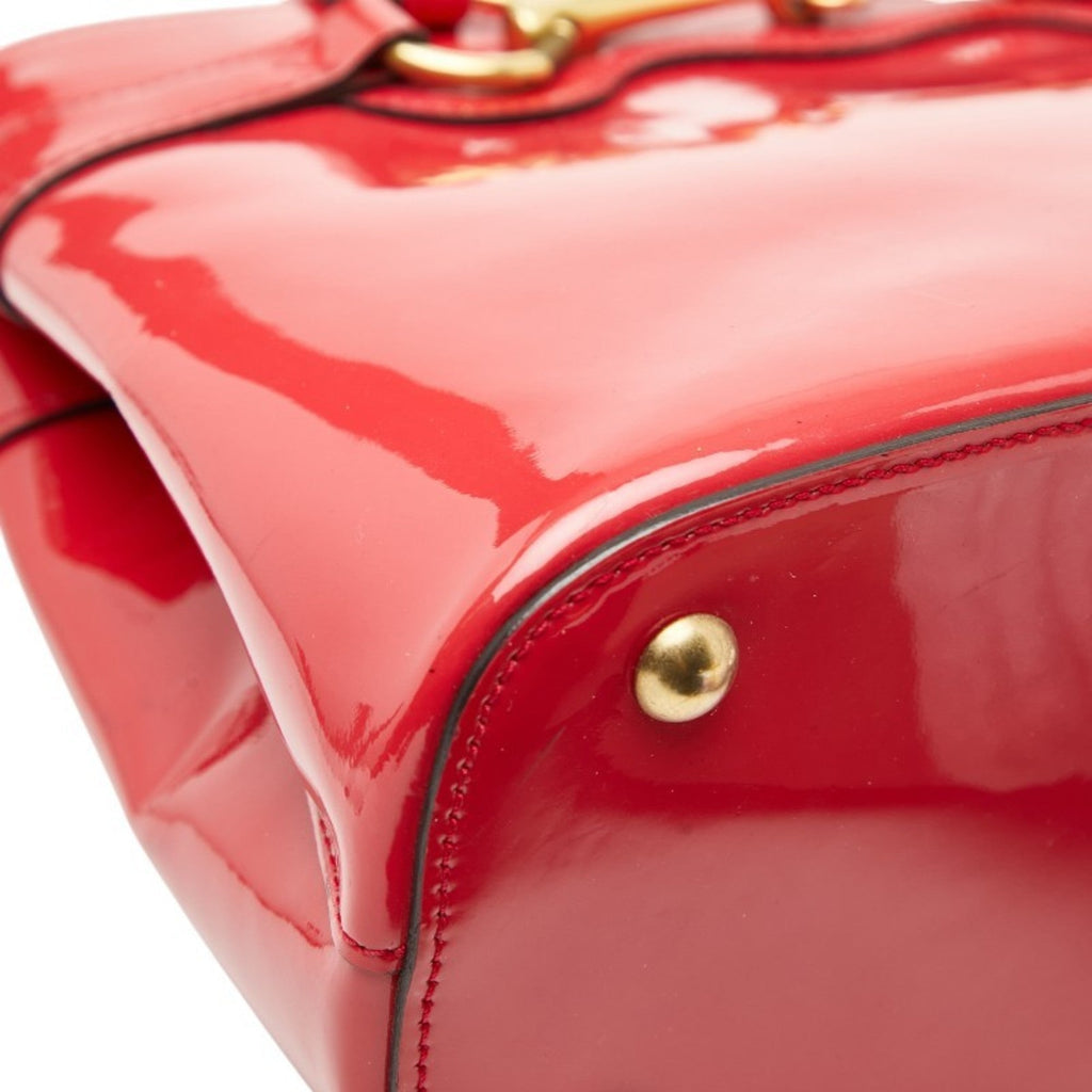 Gucci Pink Patent Leather Handbag (Pre-Owned)