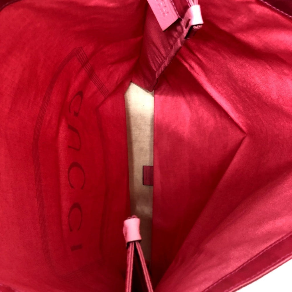 Gucci Pink Coated Canvas Handbag Tote Bag (Pre-Owned)
