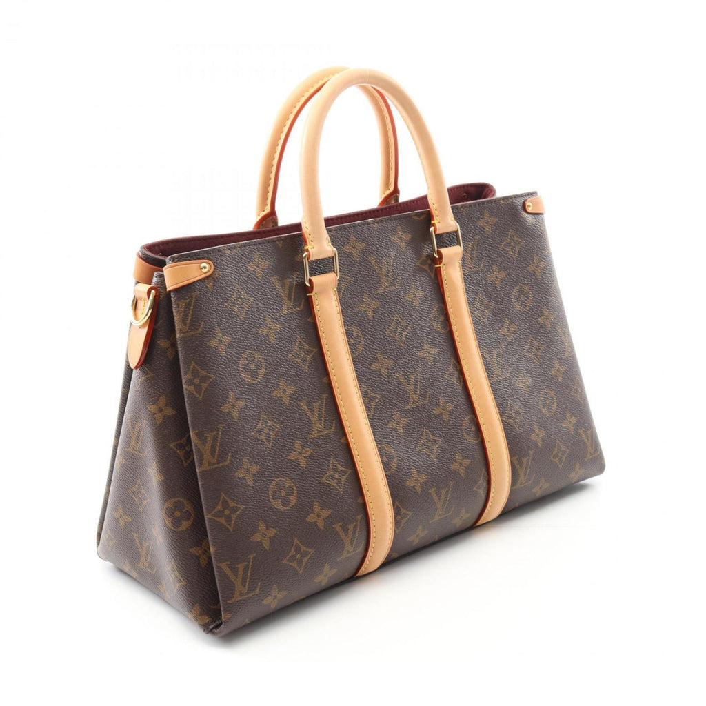 Louis Vuitton Brown Coated Canvas Pvc Leather Handbag (Pre-Owned)