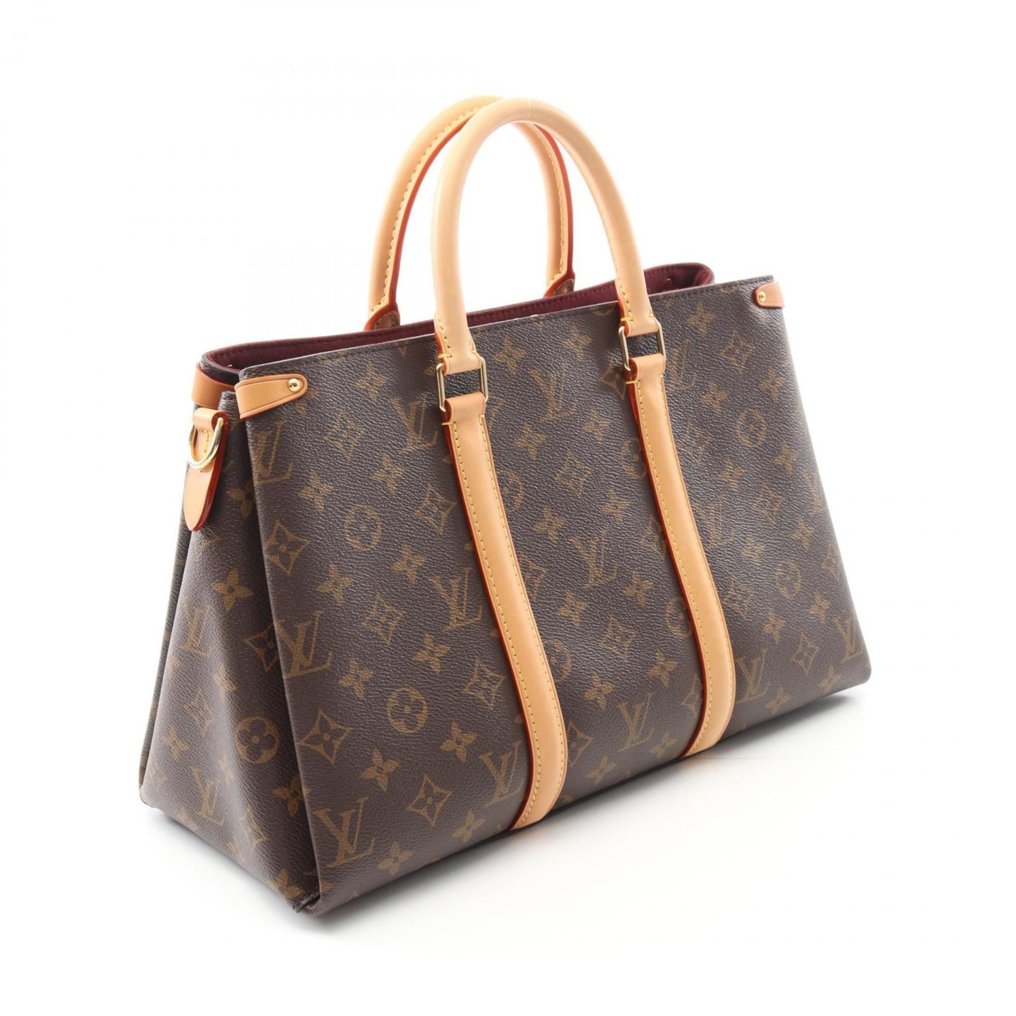 Louis Vuitton Brown Coated Canvas Pvc Leather Handbag (Pre-Owned)
