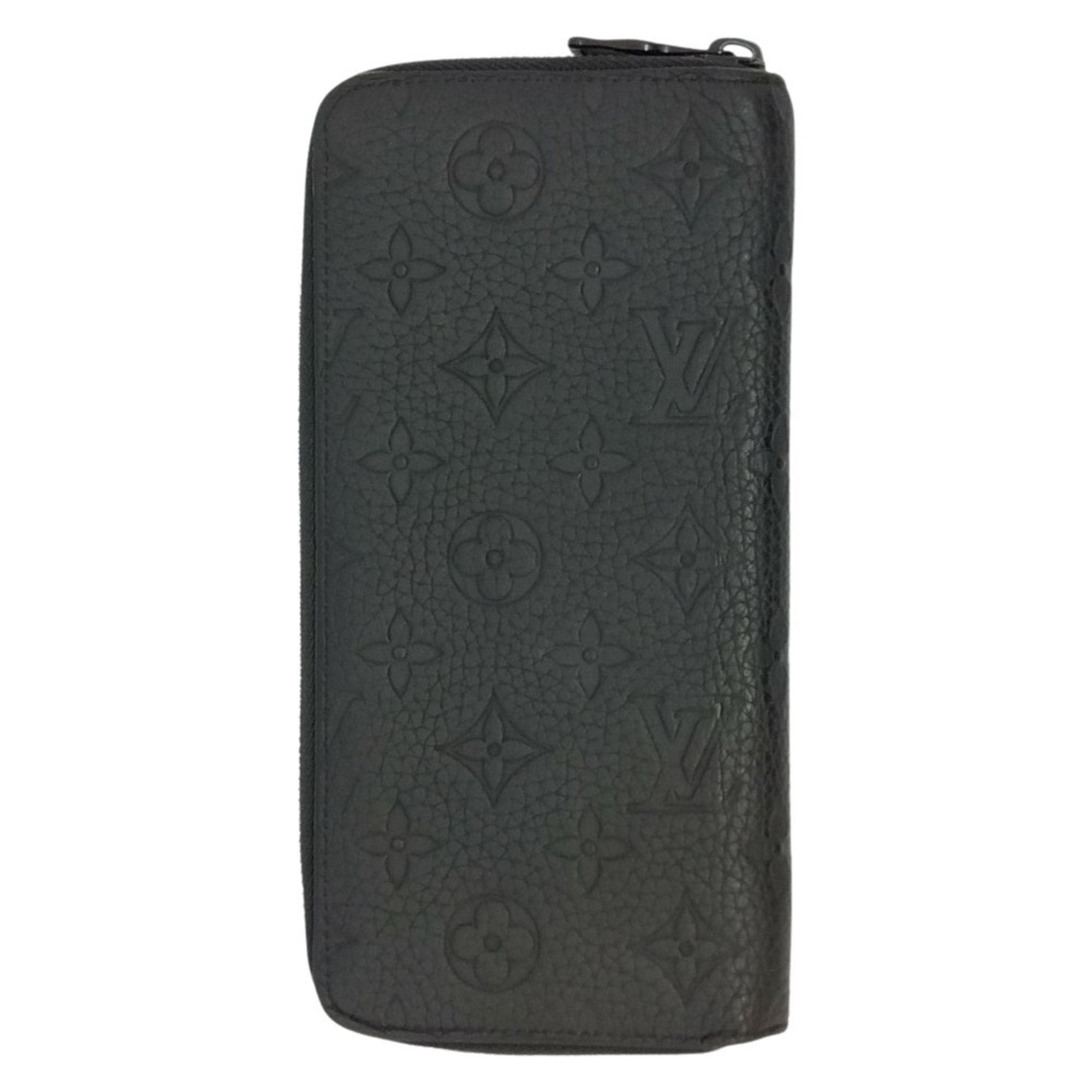 Louis Vuitton Black Noir Leather Coin Purse/Coin Case (Pre-Owned)