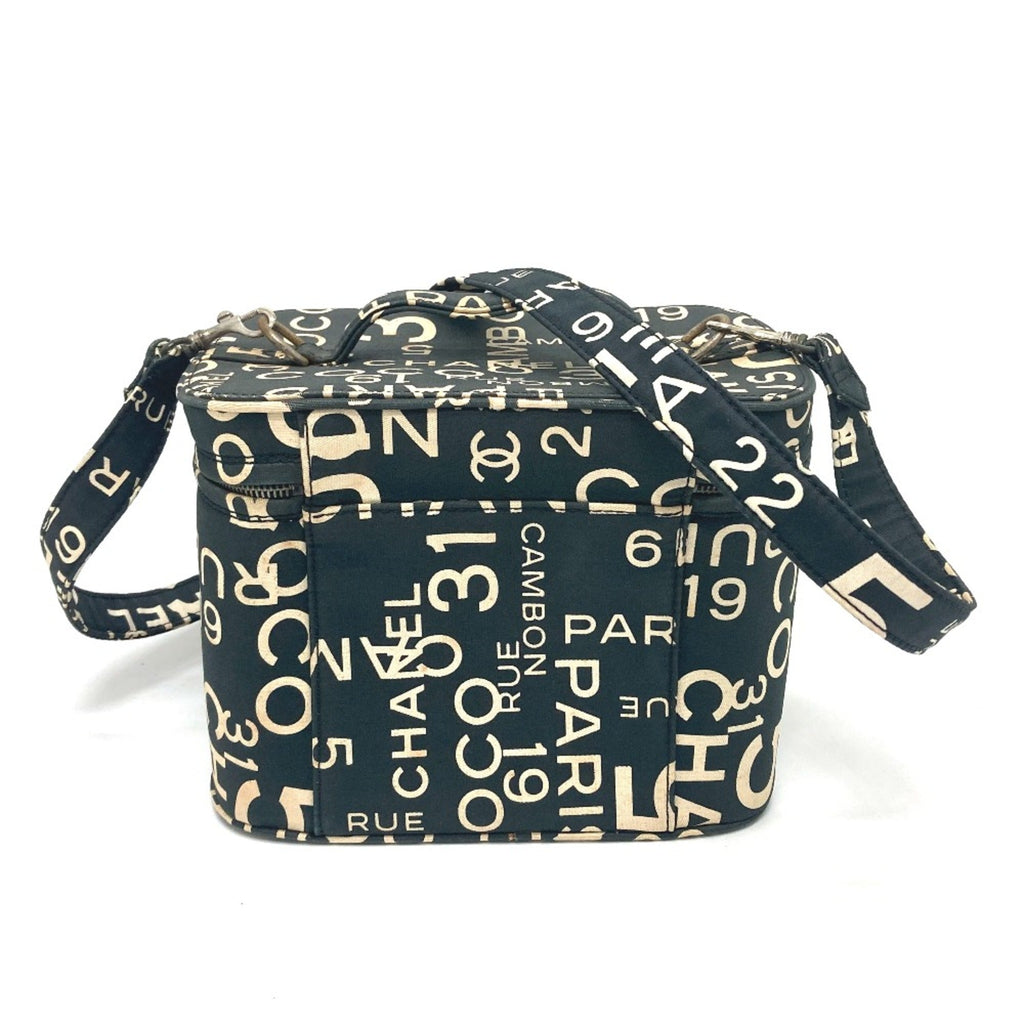 Chanel Black Cotton Handbag (Pre-Owned)
