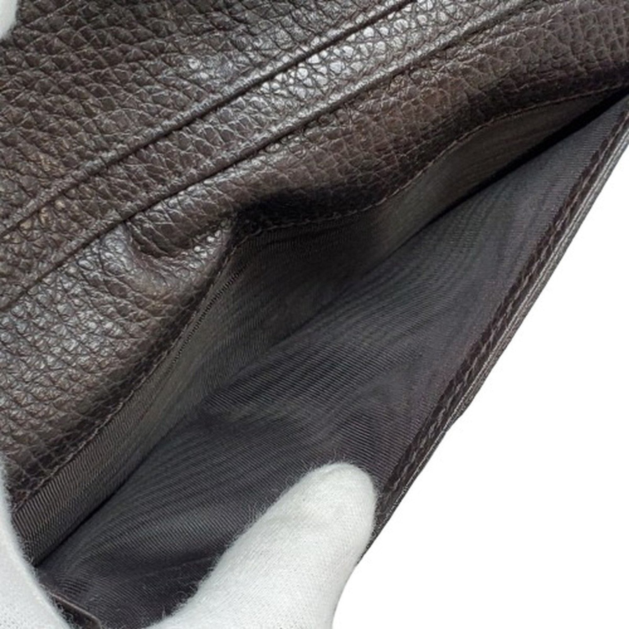 Gucci Brown Gg Canvas Long Wallet (Bi-Fold) (Pre-Owned)