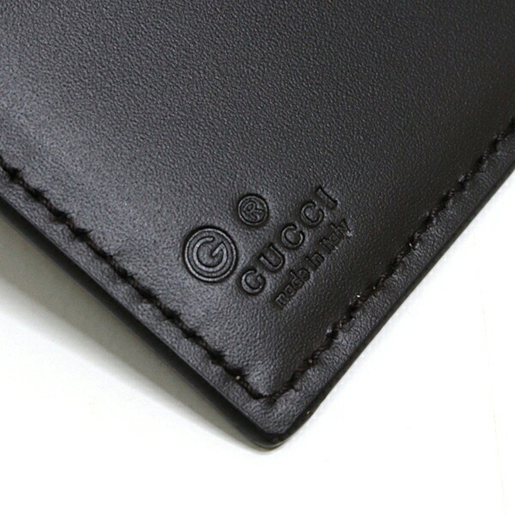 Gucci Beige Green Red Color Gg Supreme Leather Wallet (Bi-Fold) (Pre-Owned)