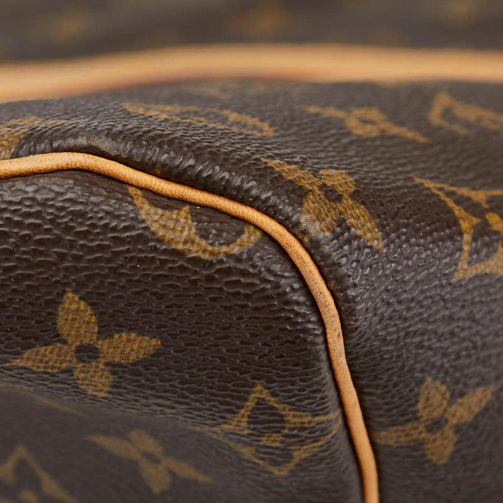 Louis Vuitton Brown Pvc Leather Boston Bag (Pre-Owned)