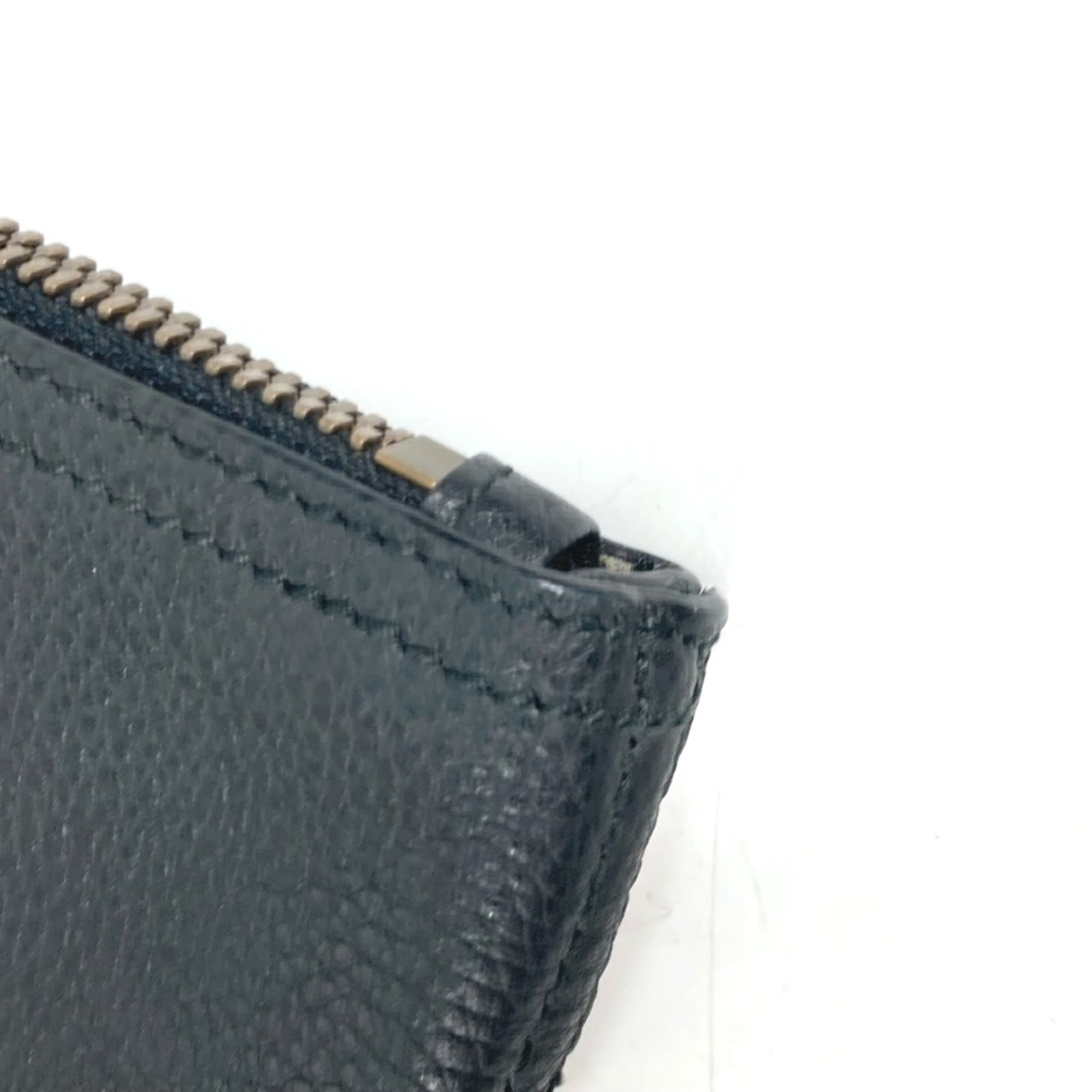 Gucci Black Leather Clutch Bag Pouch (Pre-Owned)