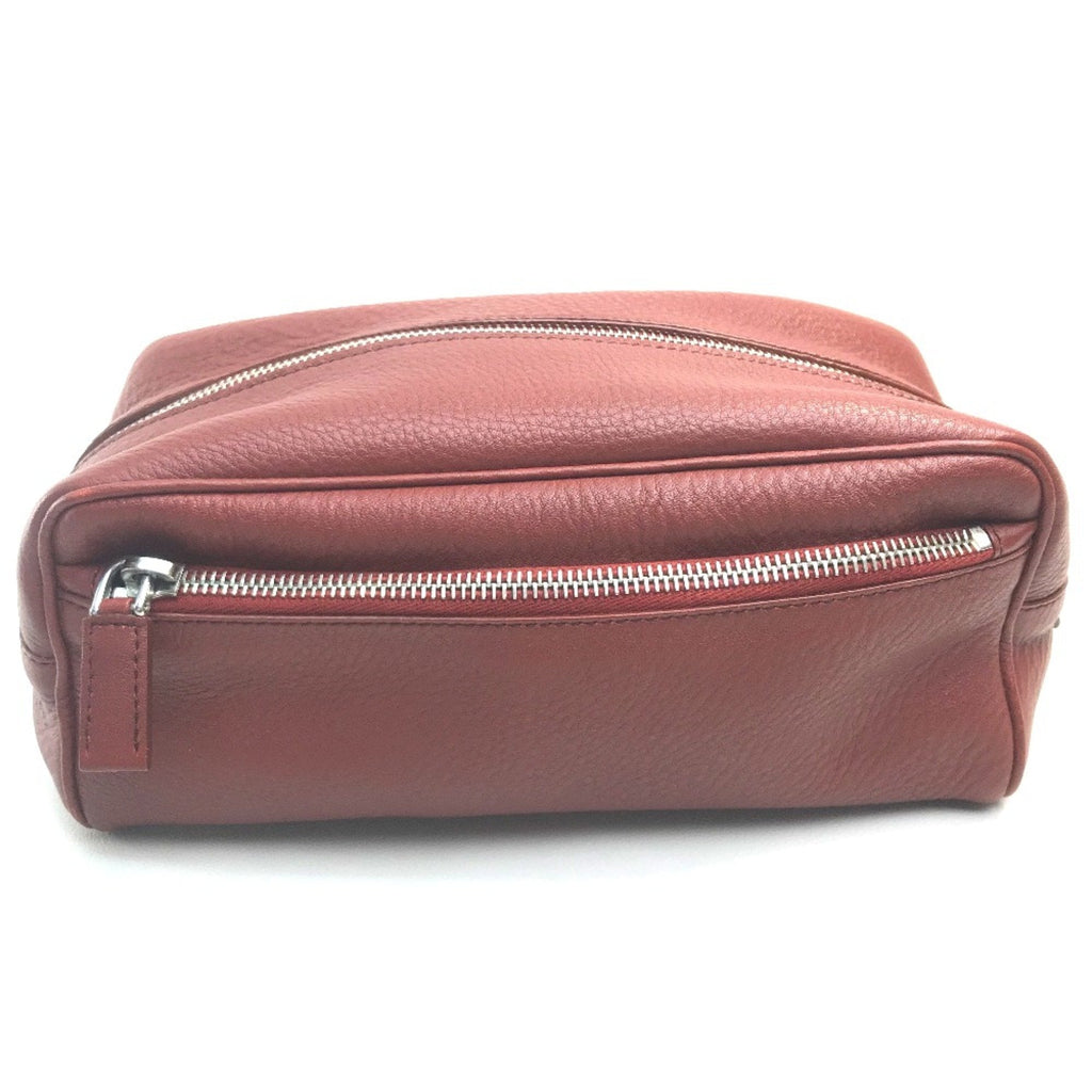 Prada Red Leather Pouch (Pre-Owned)