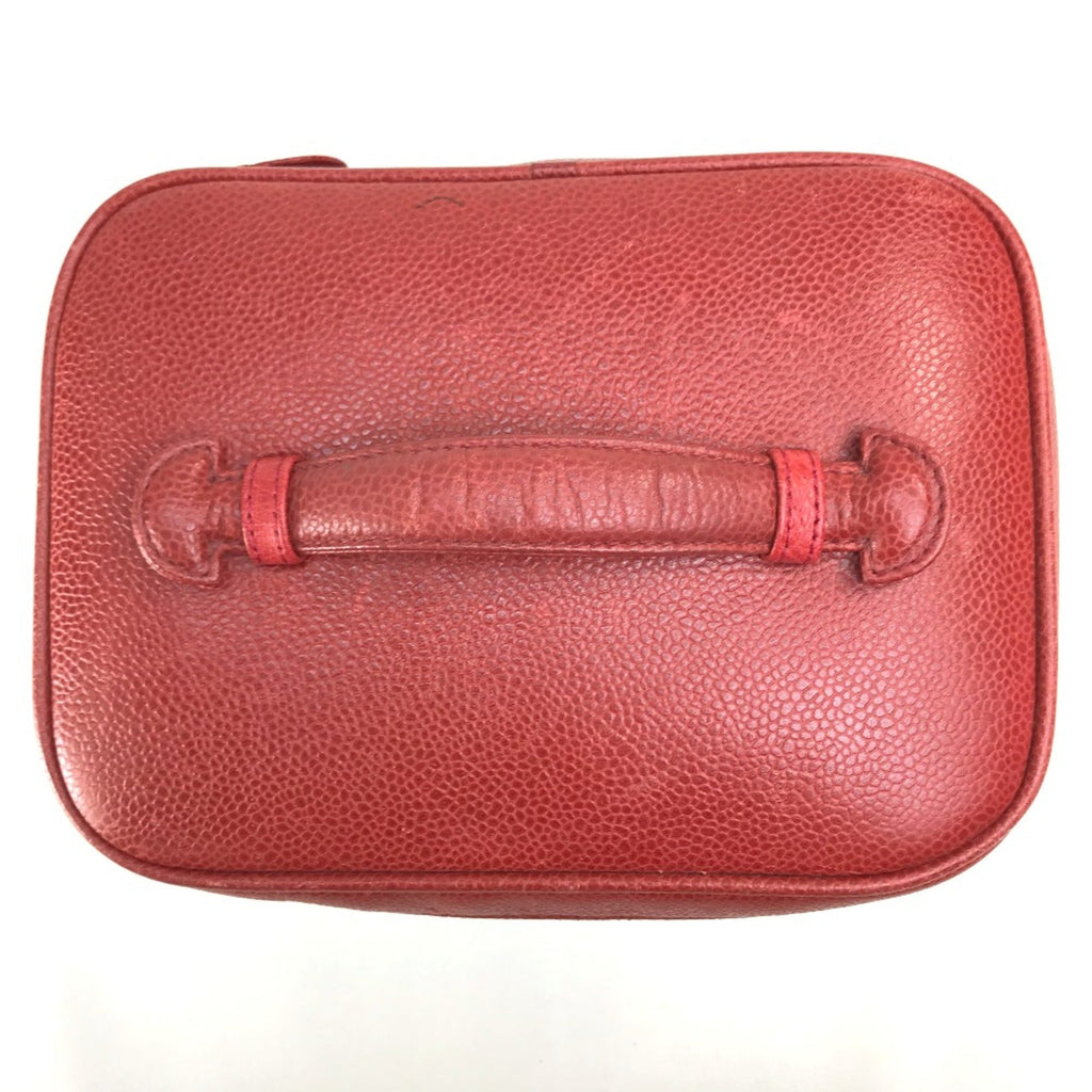 Chanel Red Leather Handbag (Pre-Owned)