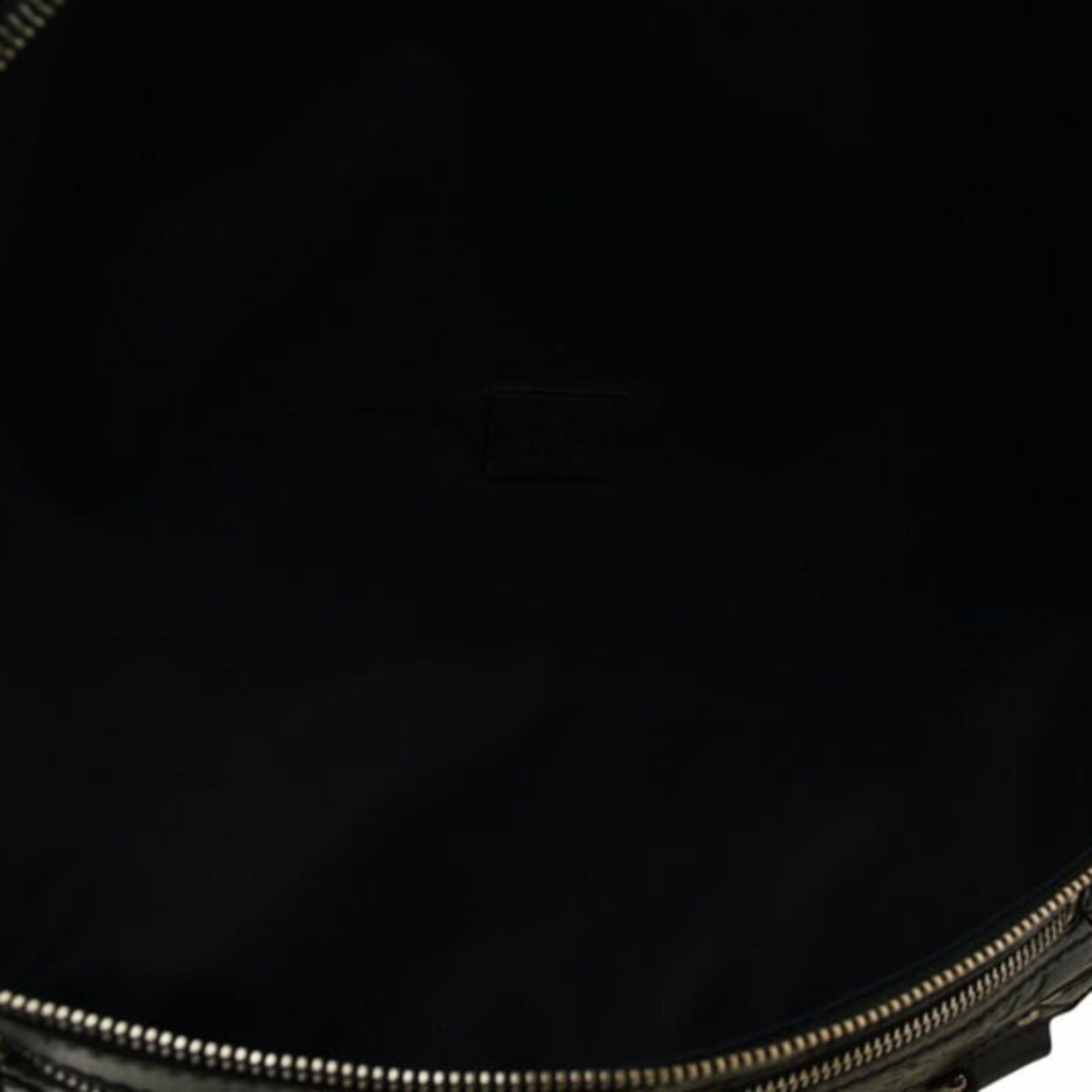 Gucci Navy Red Color Leather Sling Bag (Pre-Owned)