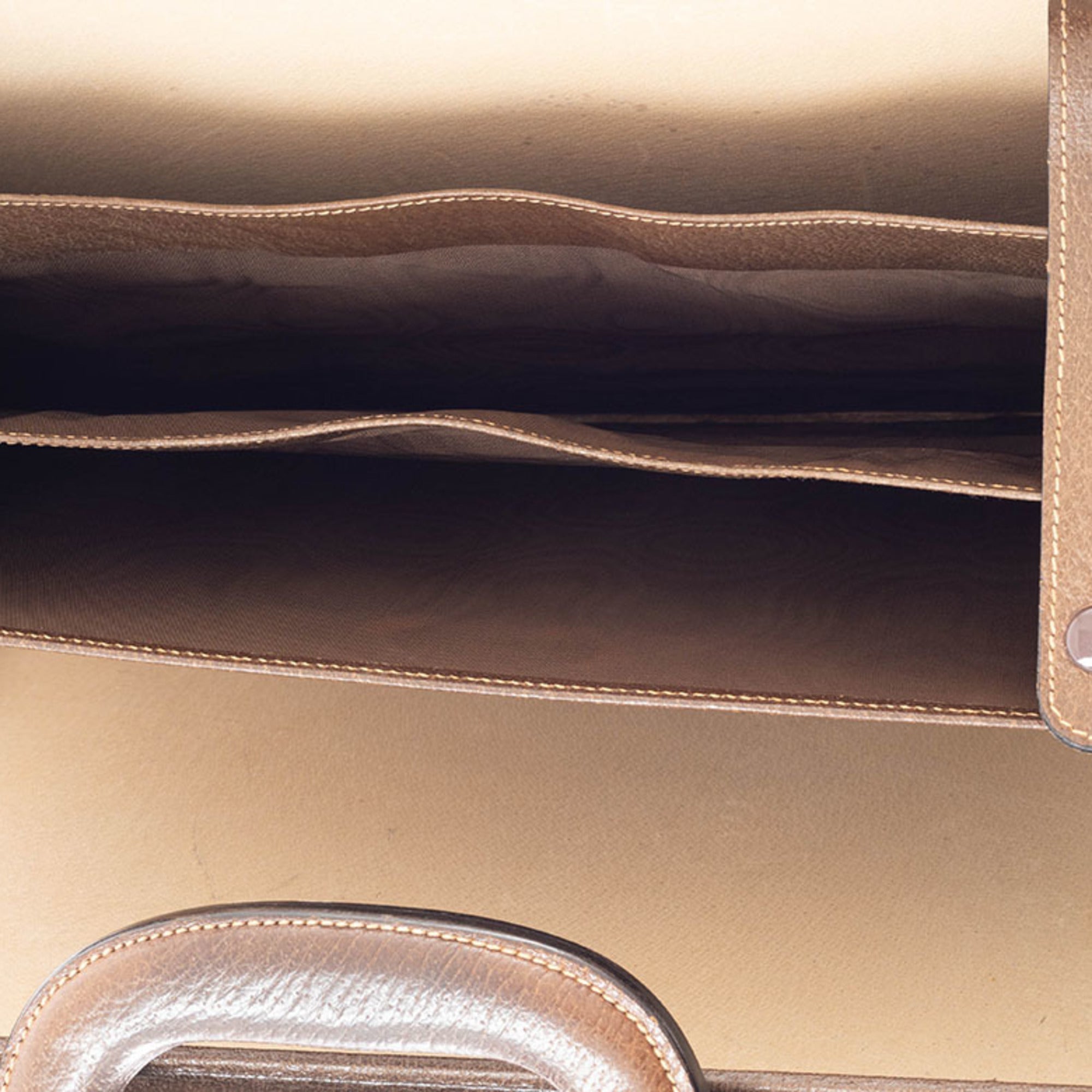 Gucci Brown Leather Attaché Case (Pre-Owned)