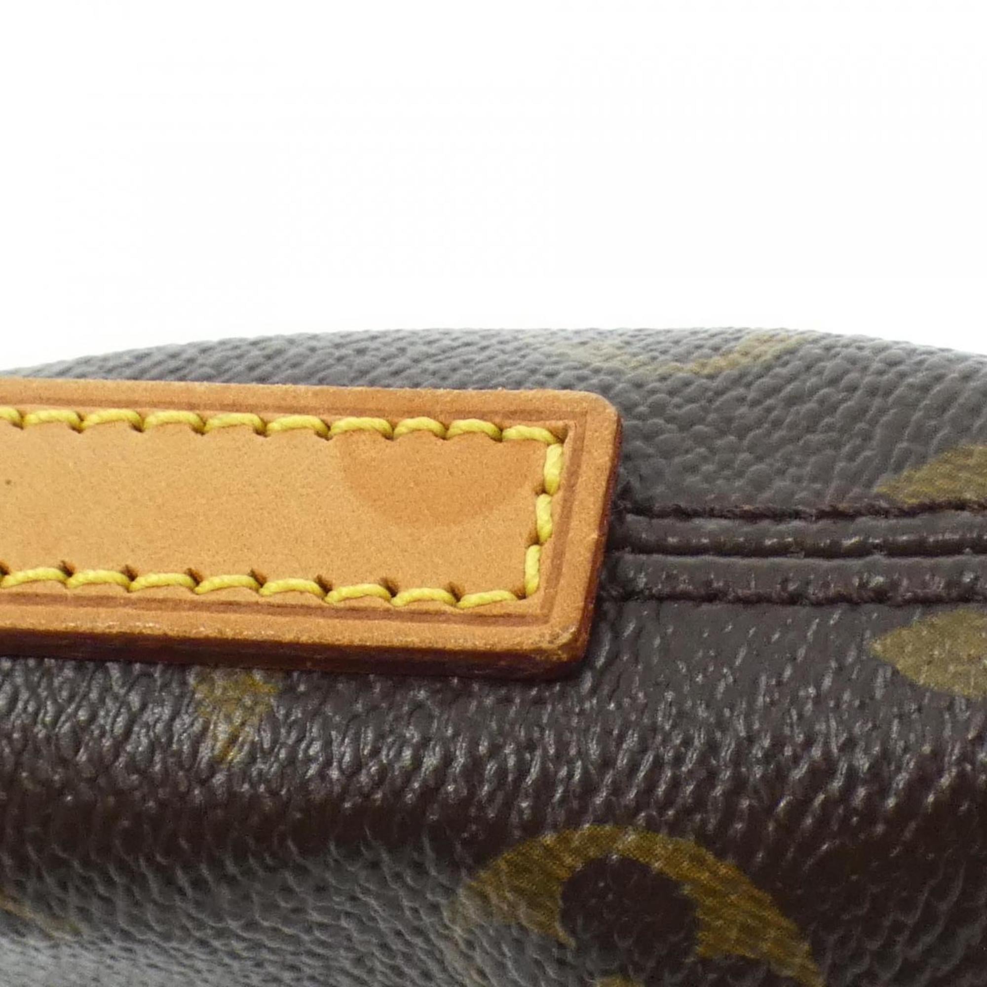 Louis Vuitton Brown Marron Monogram Panda Coated Canvas Shoulder Bag (Pre-Owned)