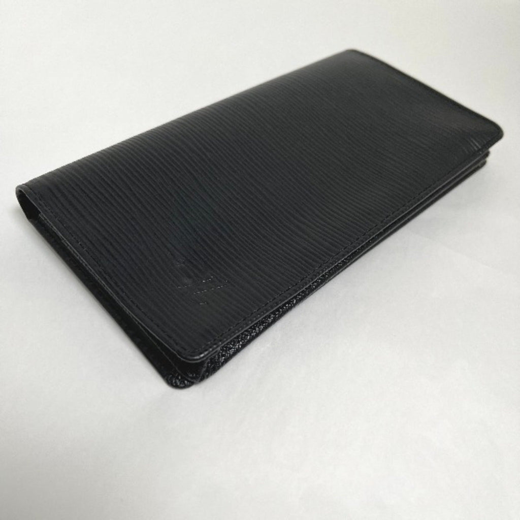 Louis Vuitton Epi Noir Epi Leather Long Wallet (Bi-Fold) (Pre-Owned)