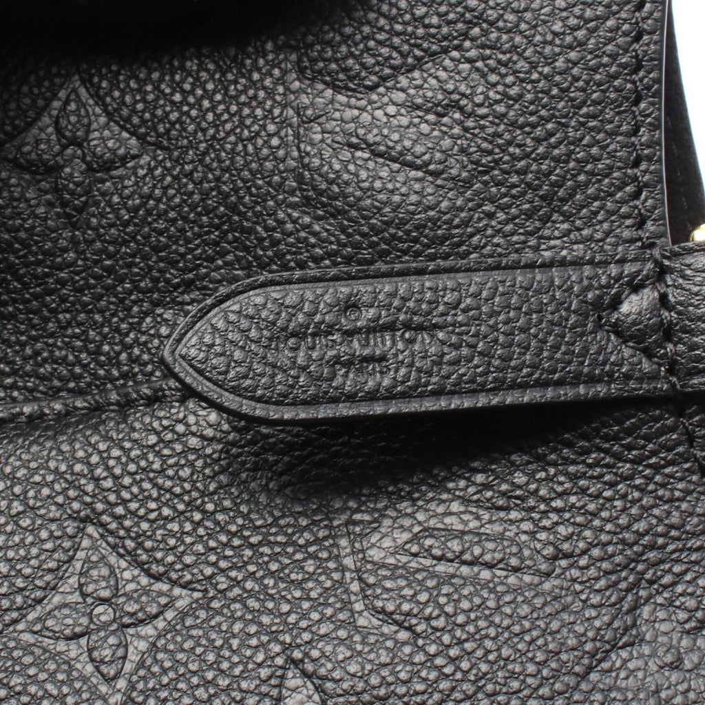 Louis Vuitton Black Monogram Empreinte Leather Handbag (Pre-Owned)