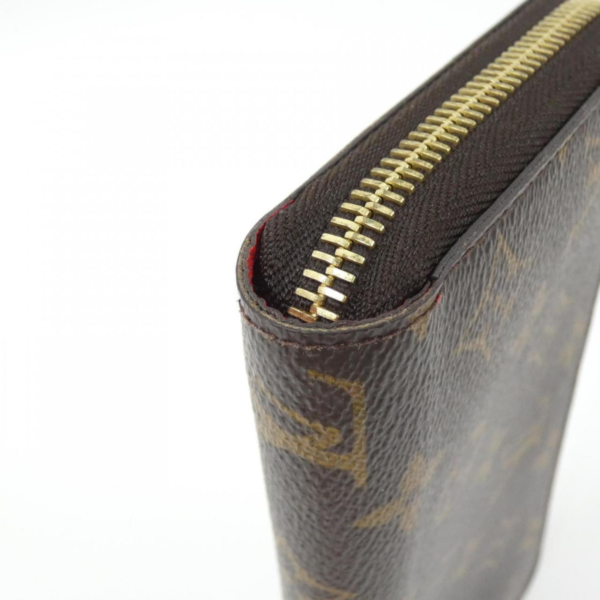 Louis Vuitton Coquelicots Marron Coated Canvas Long Wallet (Bi-Fold) (Pre-Owned)