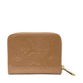 Louis Vuitton Monogram Vernis Beige Monogram Vernis Coin Purse/Coin Case (Pre-Owned)