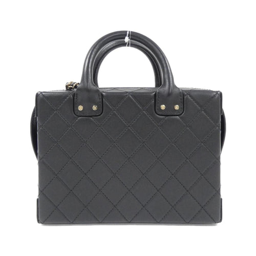 Chanel Black Leather Handbag (Pre-Owned)