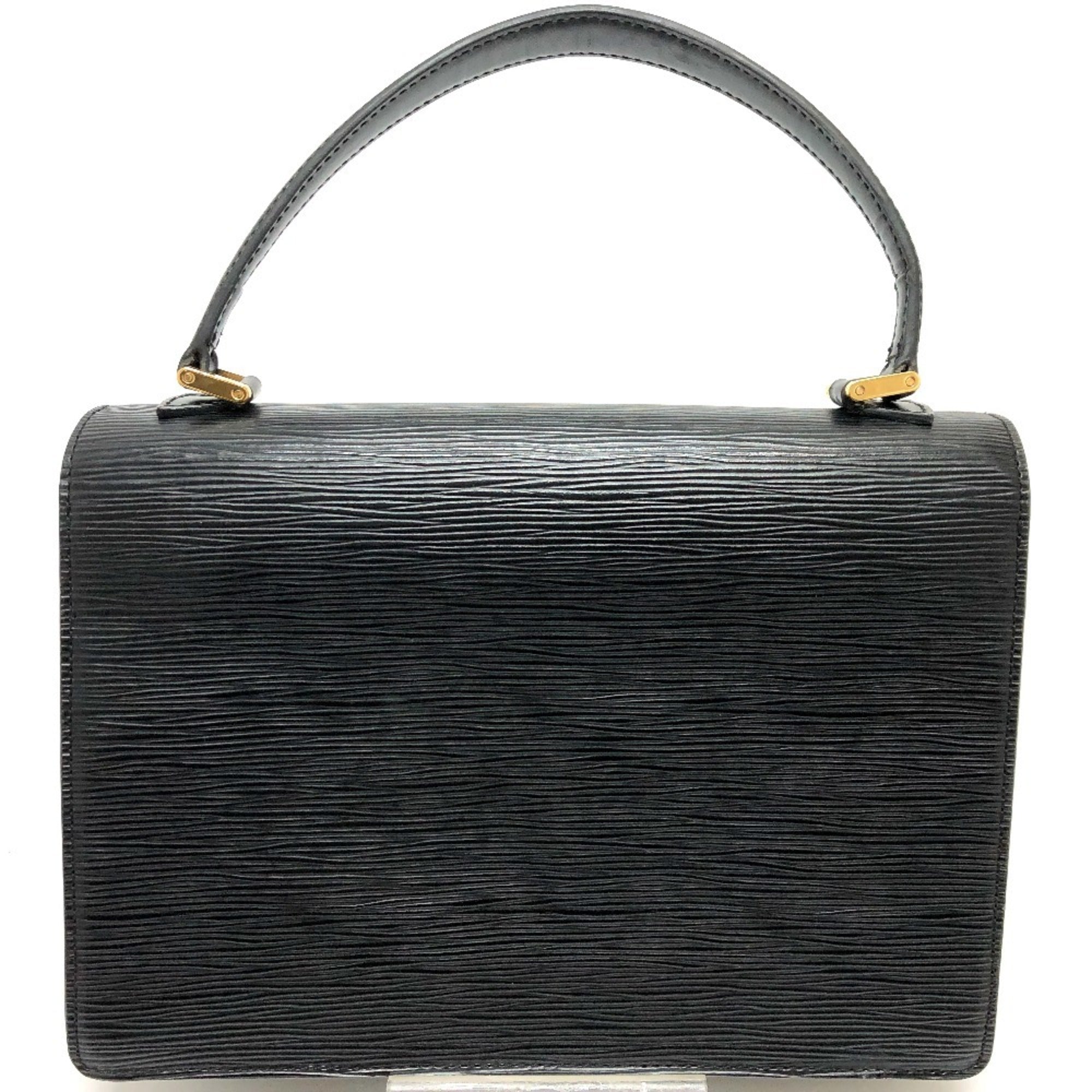 Louis Vuitton Black Epi Leather Handbag (Pre-Owned)