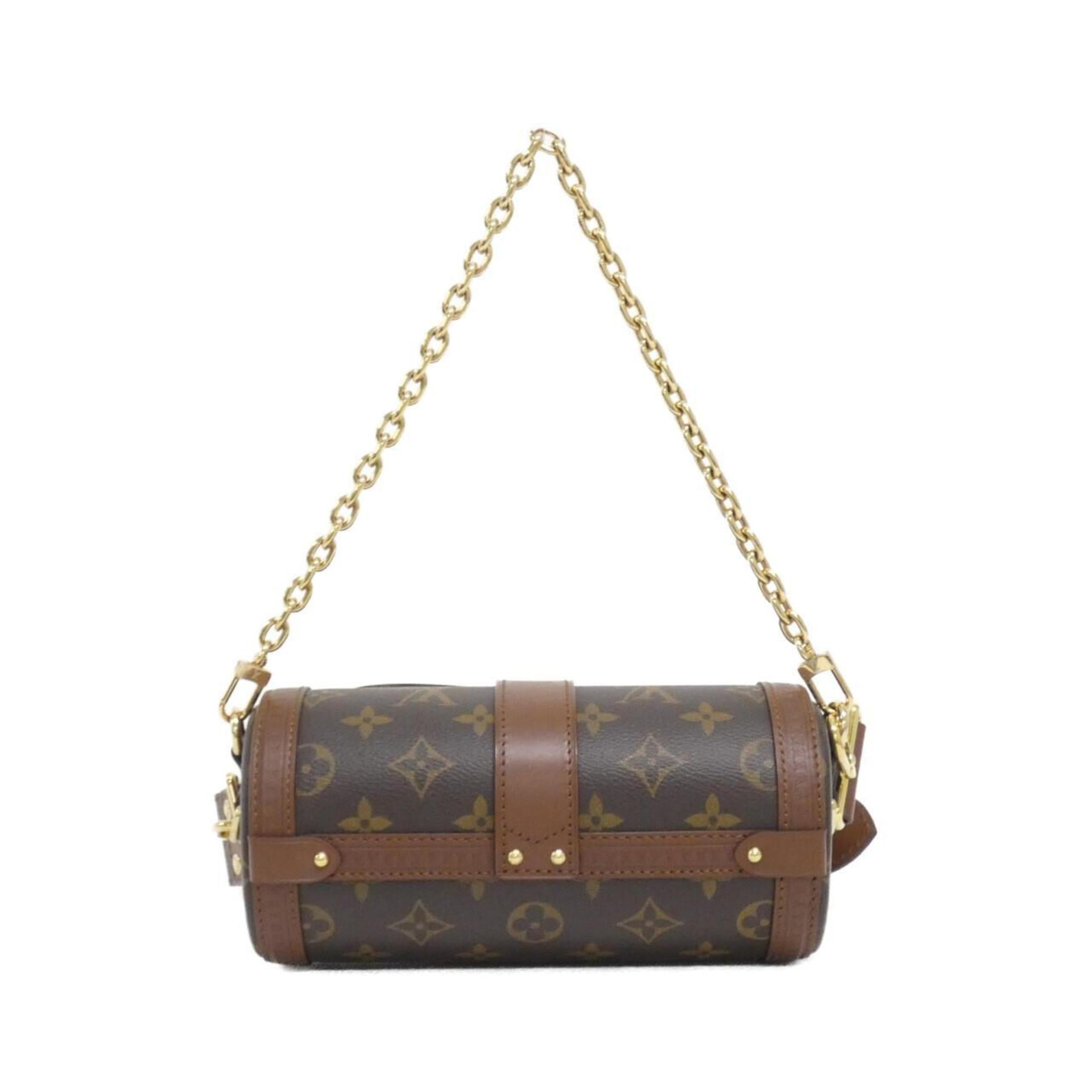 Louis Vuitton Monogram Marron Coated Canvas Shoulder Bag (Pre-Owned)