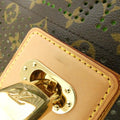 Louis Vuitton Marron Vert Coated Canvas Shoulder Bag (Pre-Owned)