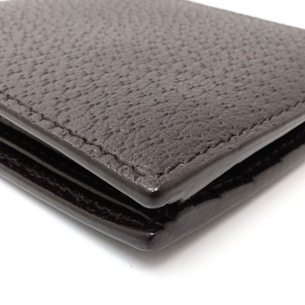 Gucci Dark Brown Leather Wallet (Bi-Fold) (Pre-Owned)