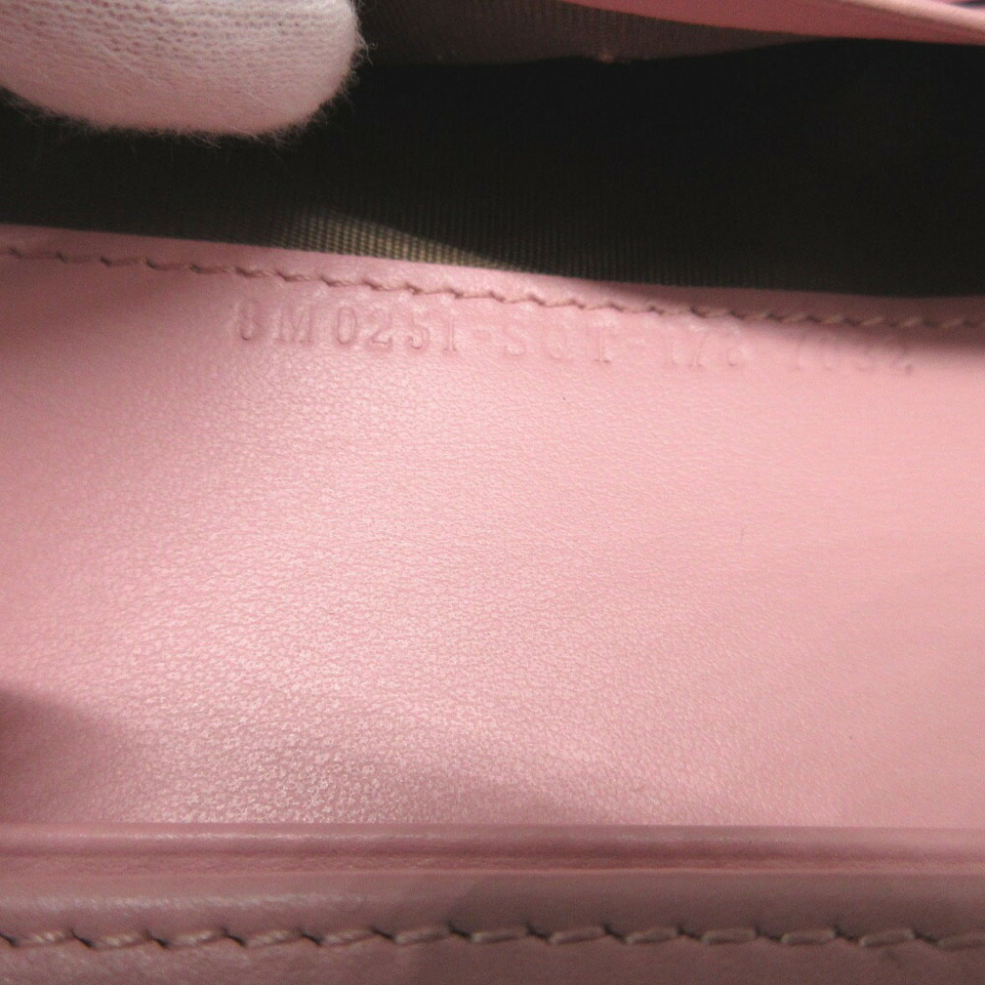 Fendi Pink Leather Long Wallet (Bi-Fold) (Pre-Owned)