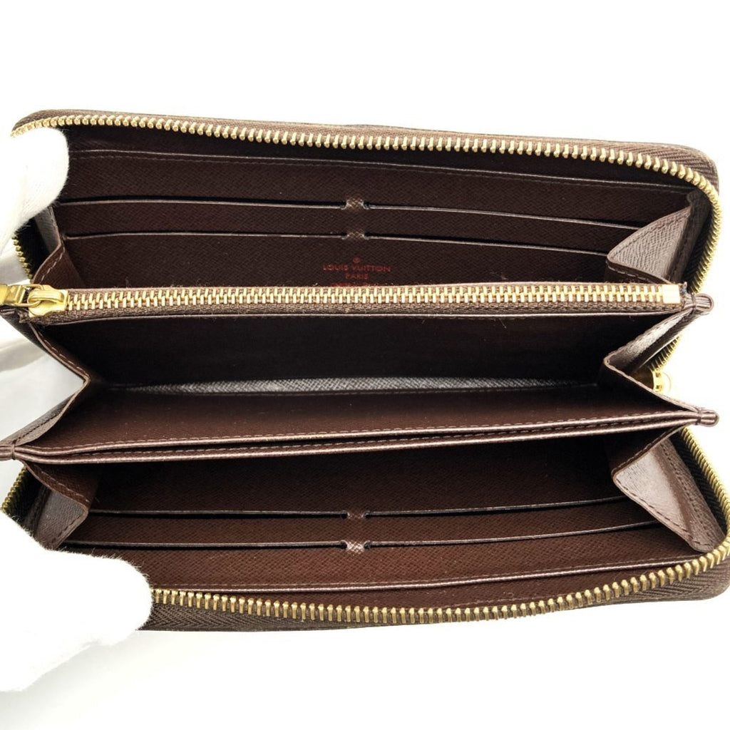 Louis Vuitton Damier Brown Damier Canvas Long Wallet (Bi-Fold) (Pre-Owned)