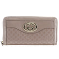 Gucci Pink Gg Leather Long Wallet (Bi-Fold) (Pre-Owned)