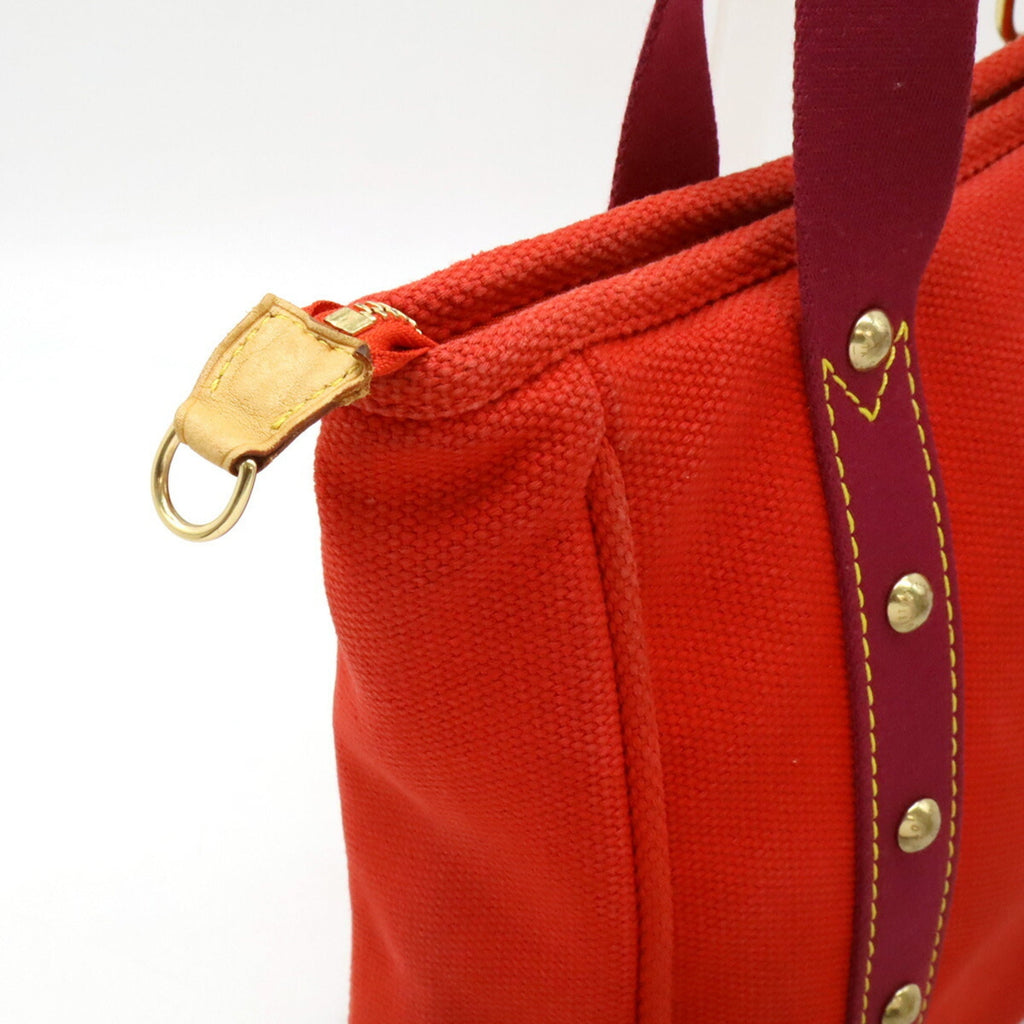 Louis Vuitton Purple Rouge Canvas Shoulder Bag Tote Bag (Pre-Owned)
