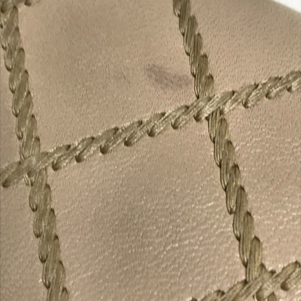Chanel Beige Leather Long Wallet (Bi-Fold) (Pre-Owned)