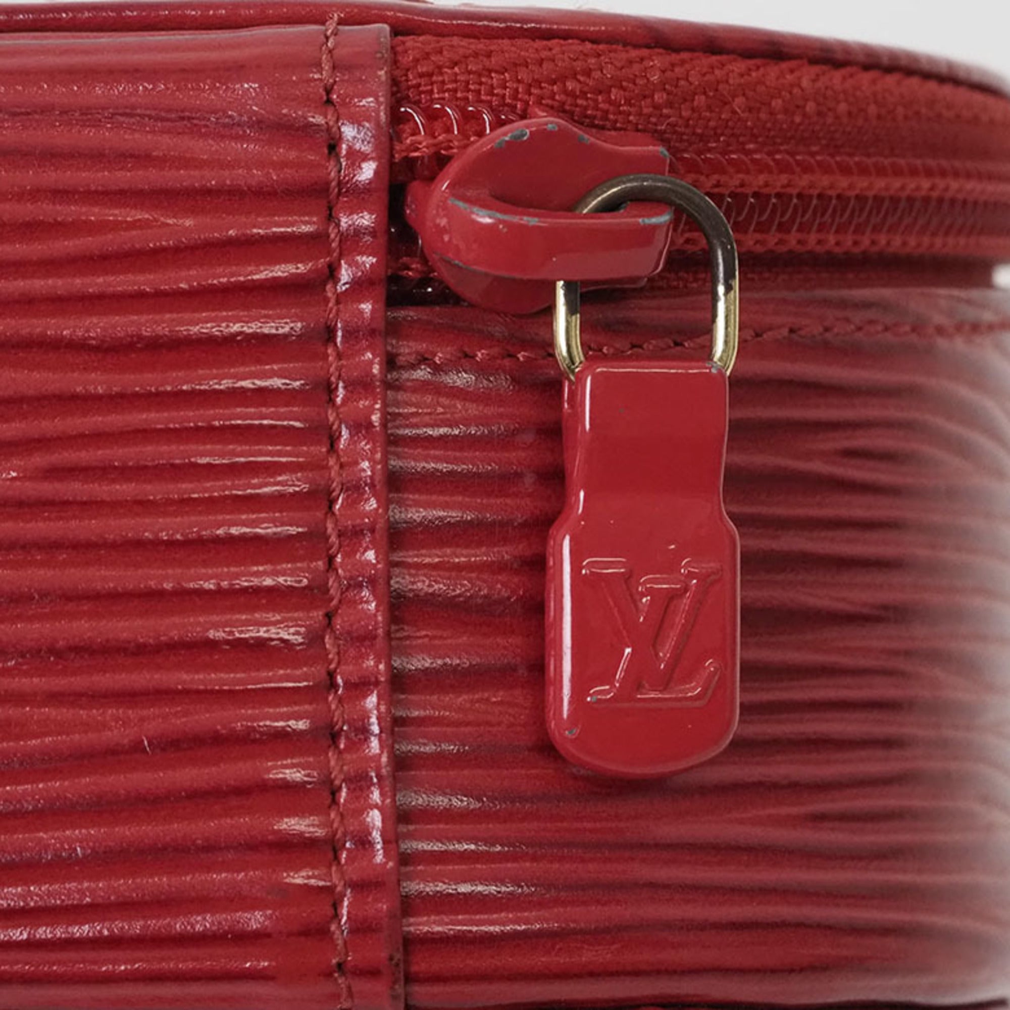 Louis Vuitton Castilian Red Epi Leather Pouch (Pre-Owned)