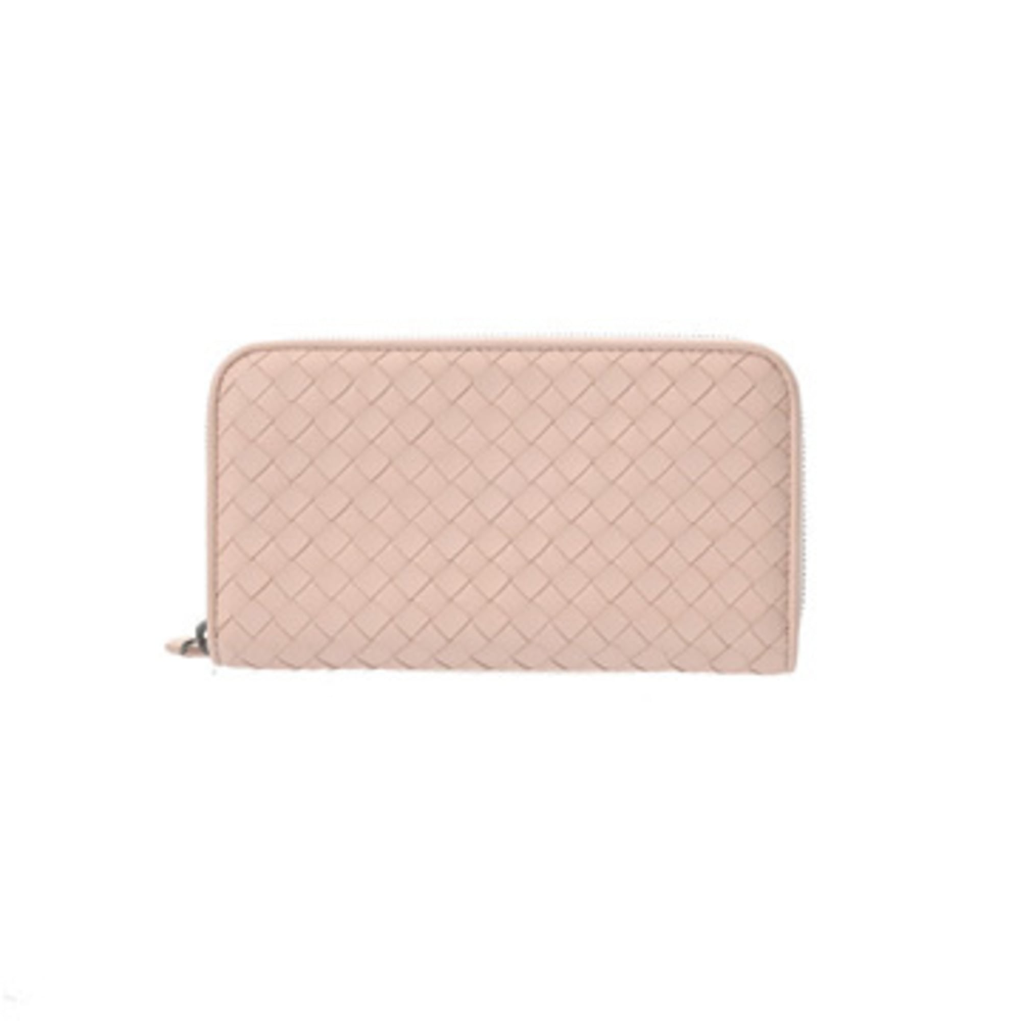 Bottega Veneta Baby Pink Leather Long Wallet (Bi-Fold) (Pre-Owned)