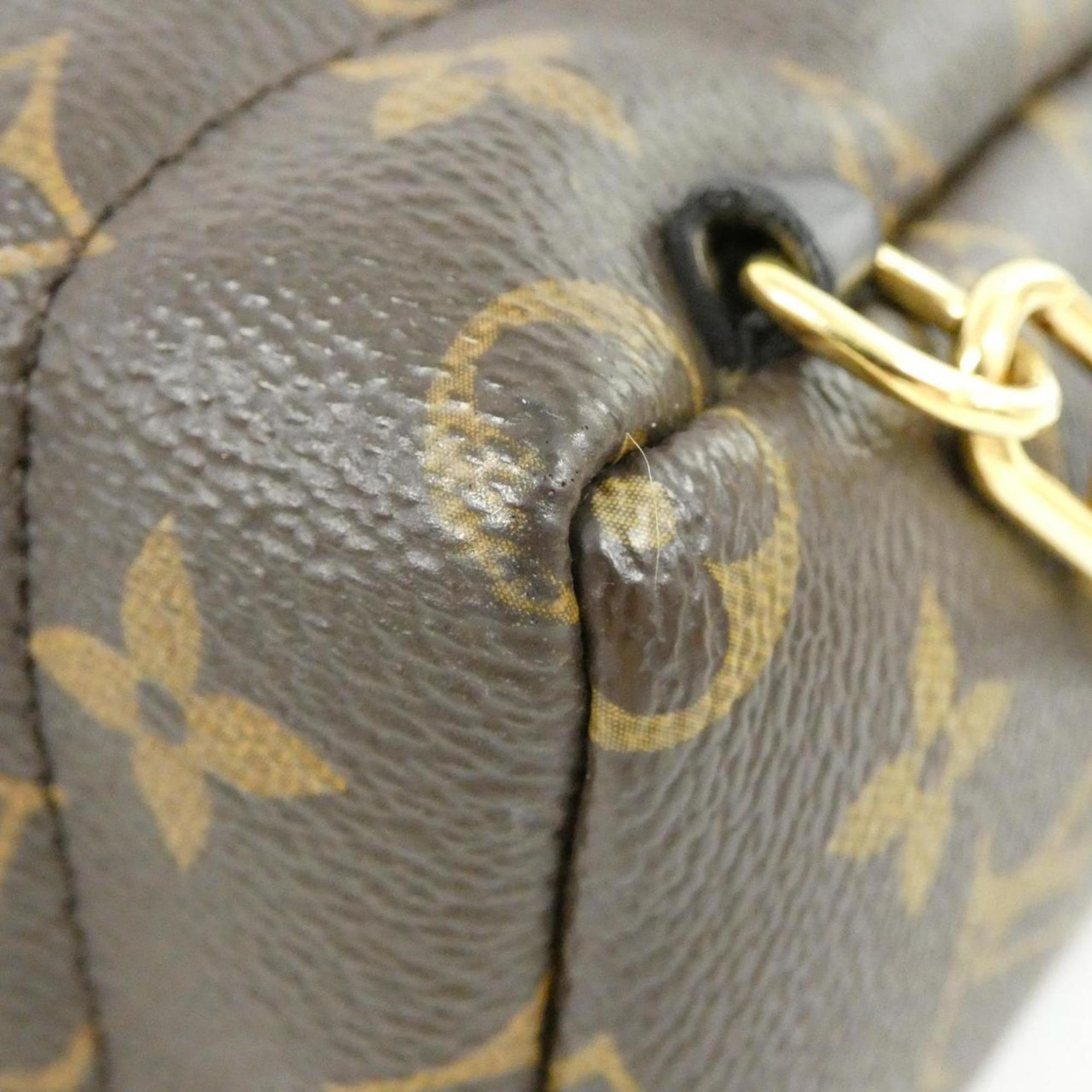 Louis Vuitton Monogram Marron Coated Canvas Backpack (Pre-Owned)