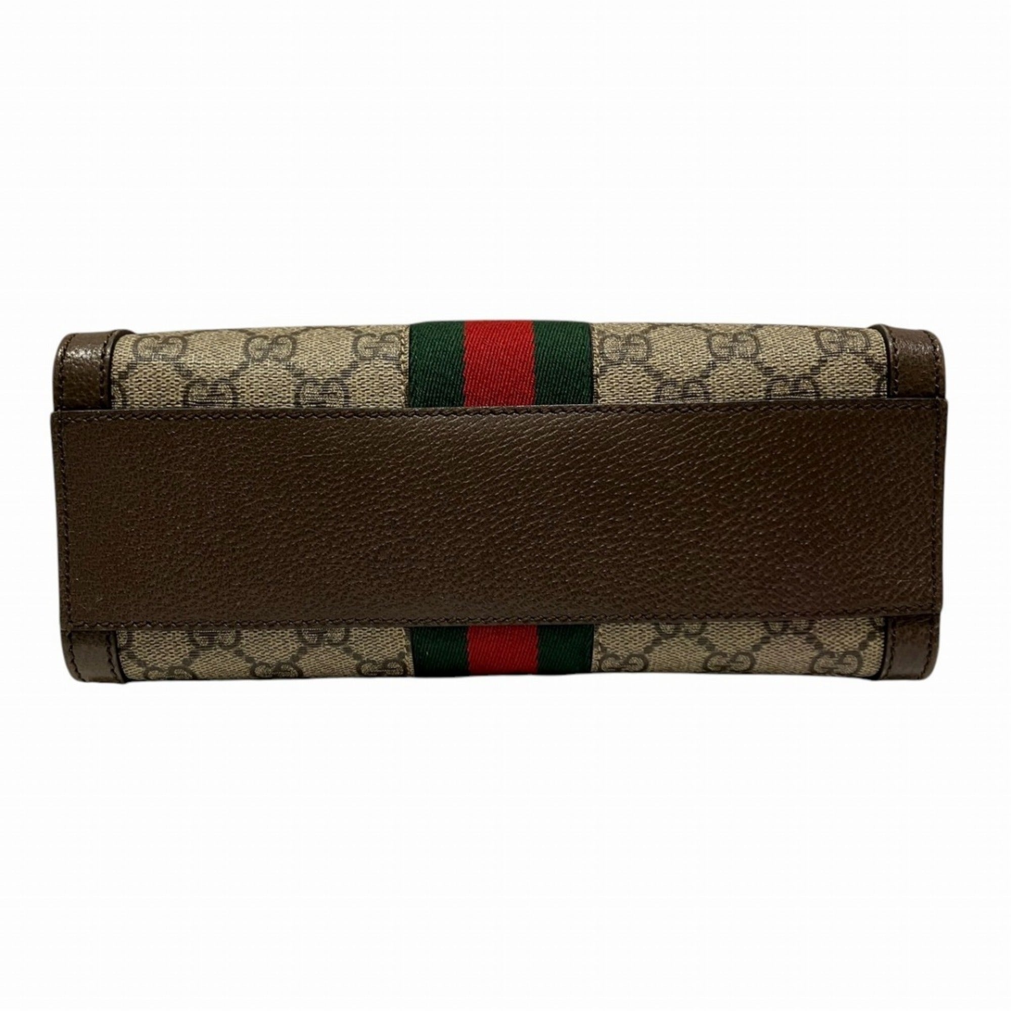 Gucci Brown Pvc Leather Handbag (Pre-Owned)