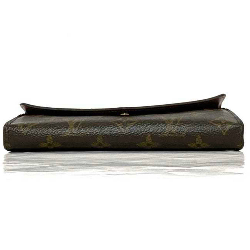 Louis Vuitton Monogram Brown Galle Monogram Monogram Long Wallet (Bi-Fold) (Pre-Owned)