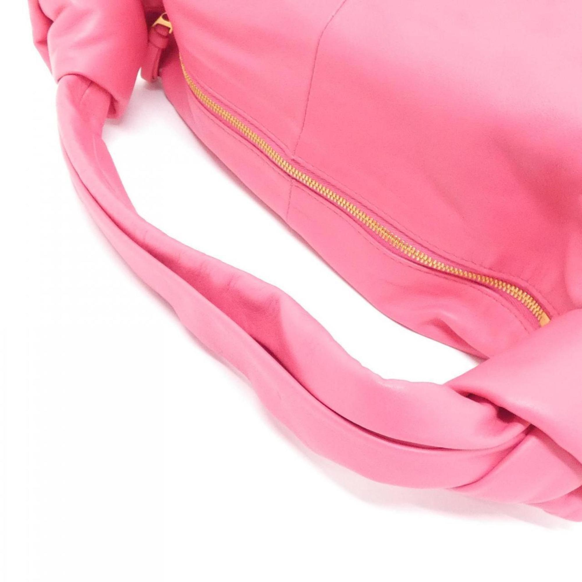 Bottega Veneta Pink Leather Handbag (Pre-Owned)