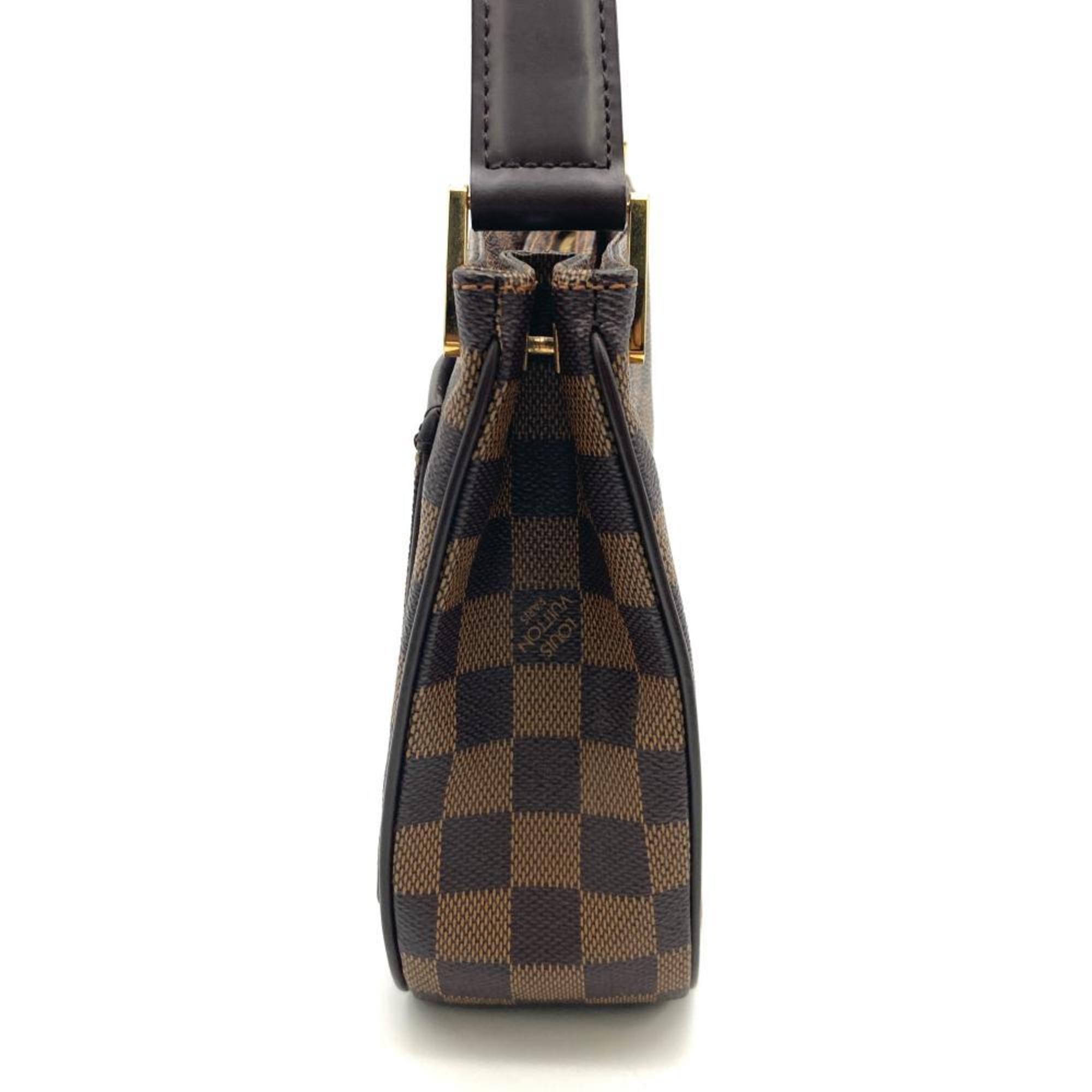 Louis Vuitton Brown Damier Canvas Ebene Damier Canvas Shoulder Bag (Pre-Owned)