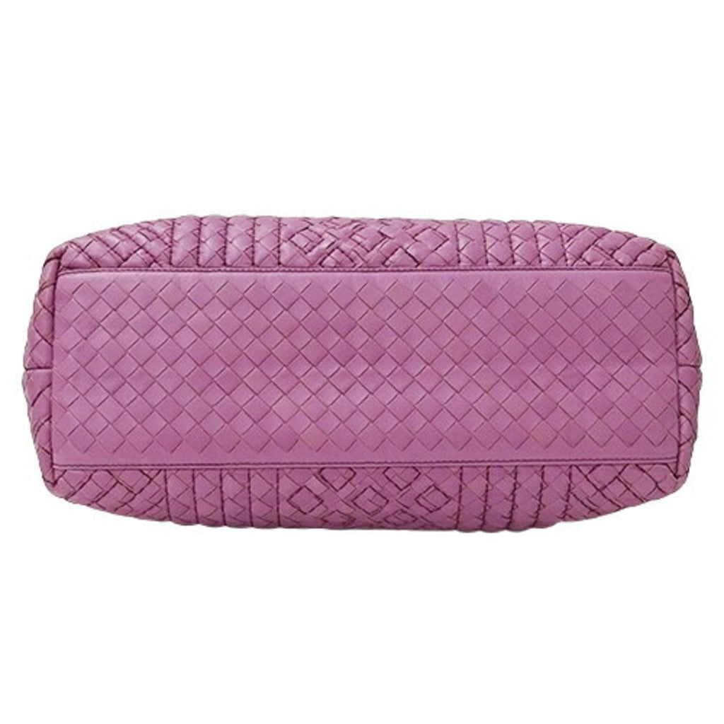 Bottega Veneta Pink Purple Leather Tote Bag (Pre-Owned)