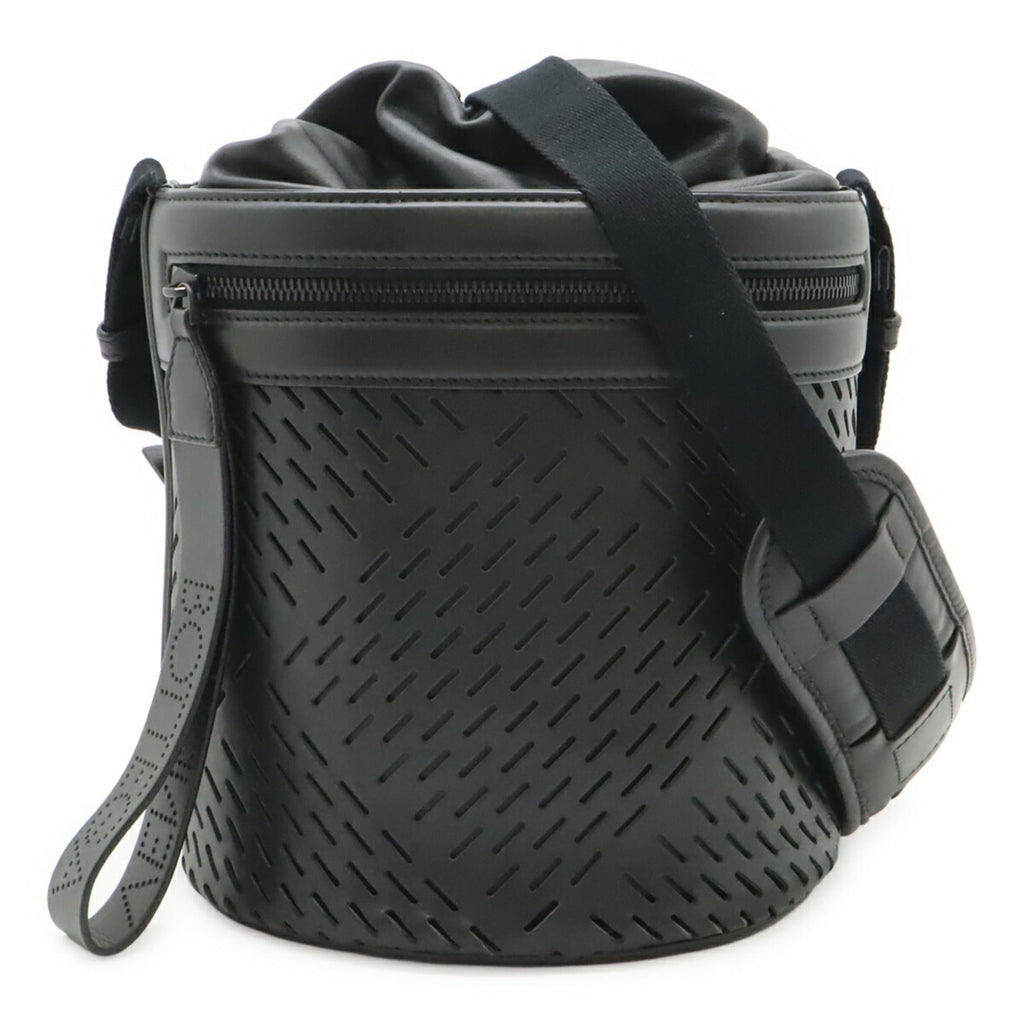 Bottega Veneta Black Leather Shoulder Bag (Pre-Owned)
