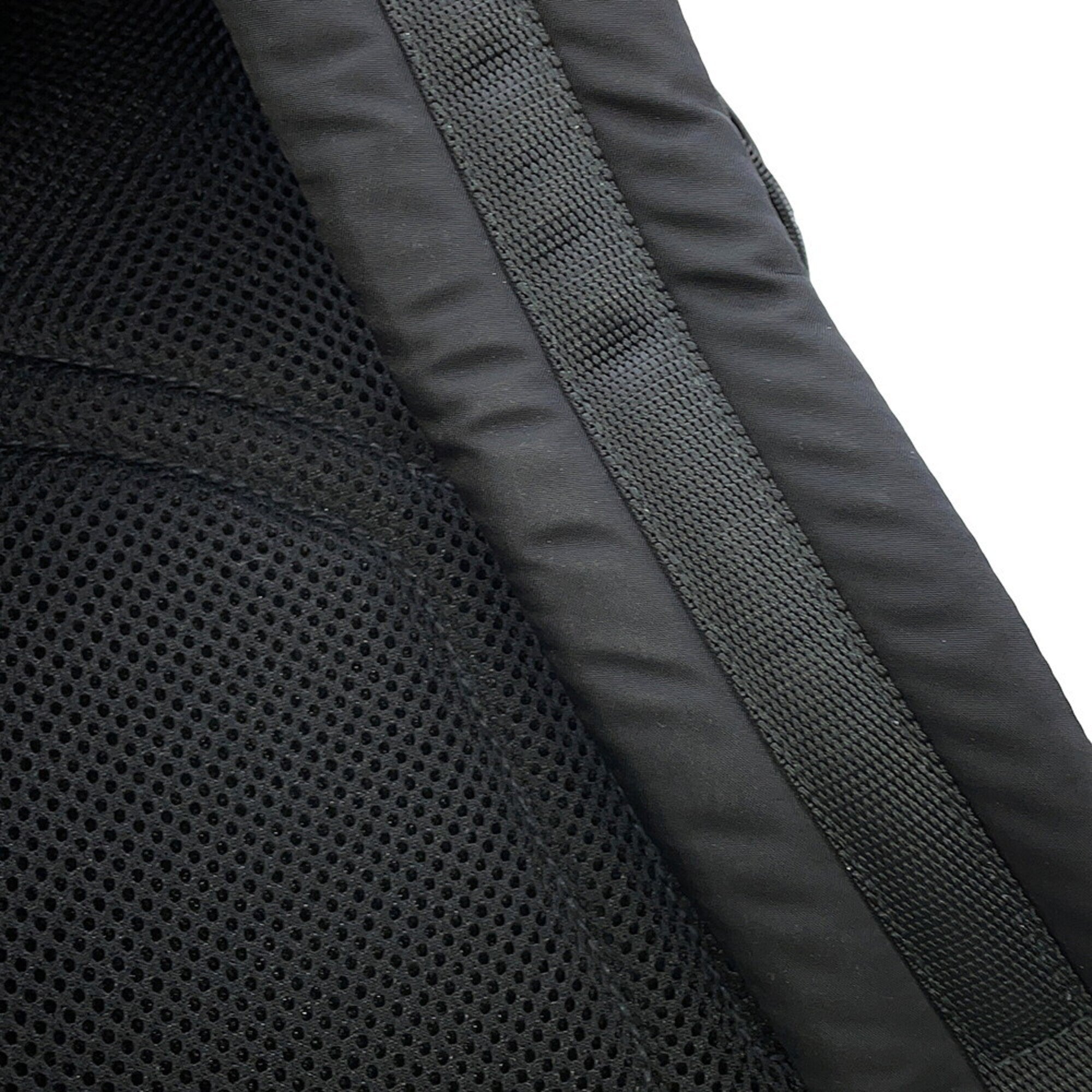 Prada Black Nylon Leather Backpack (Pre-Owned)